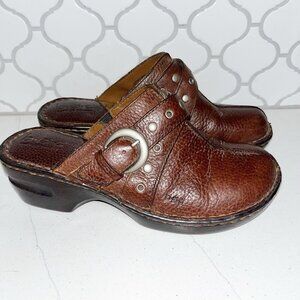B.O.C Born Concept Women Mules Clogs Backless Shoes 8 Brown BC6650